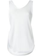 3.1 Phillip Lim Ribbed Knotted Tank Top - White