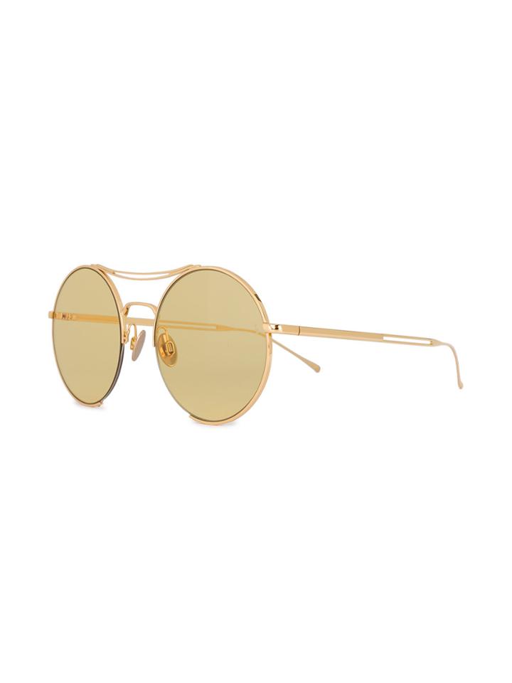 Sunday Somewhere Goldie Aviator Sunglasses - Metallic