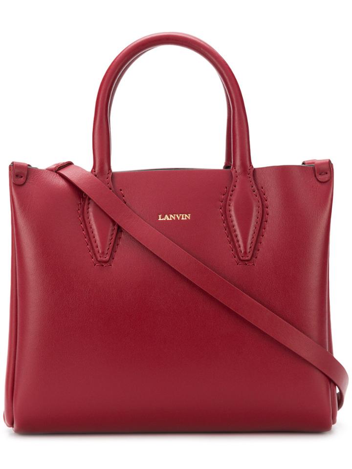 Lanvin Mini Journée Tote - Red