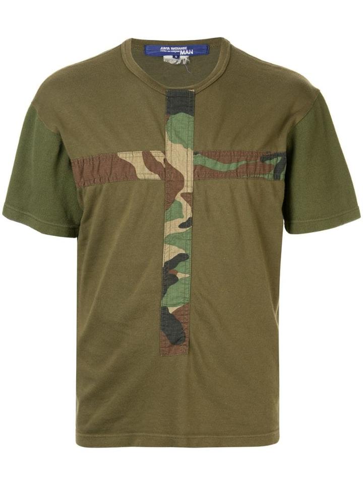 Junya Watanabe Comme Des Garçons Pre-owned Camouflage Cross Appliqué