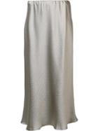 Peter Cohen A-line Skirt, Women's, Size: Small, Grey, Acetate/silk