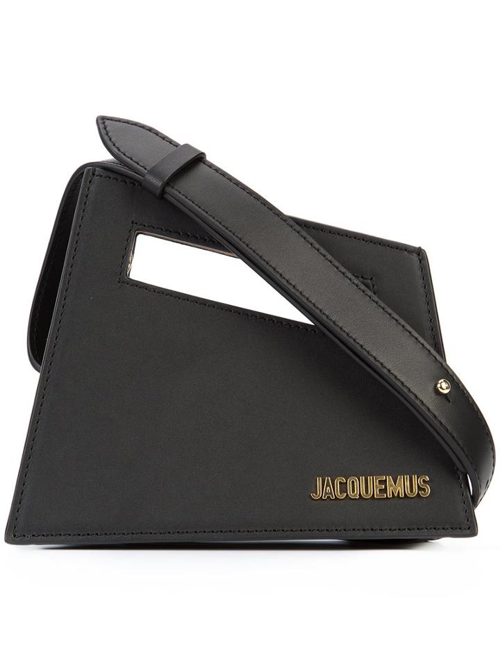 Jacquemus - Le Petitou Shoulder Bag - Women - Leather - One Size, Black, Leather