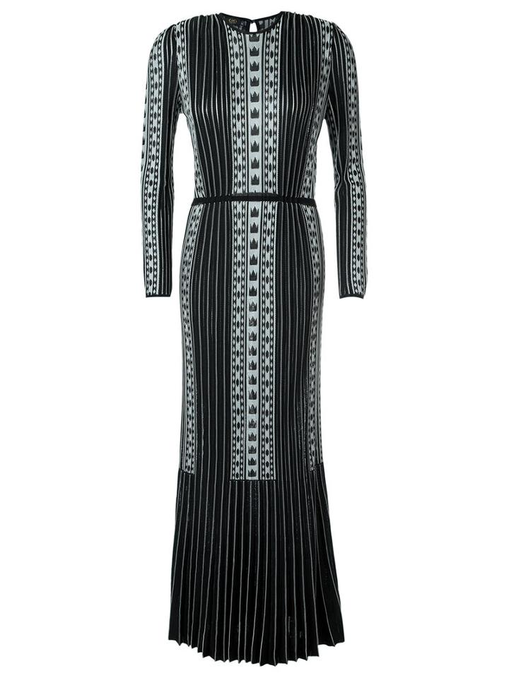 Gig - Pattern Knit Gown - Women - Polyimide - M, Black, Polyimide
