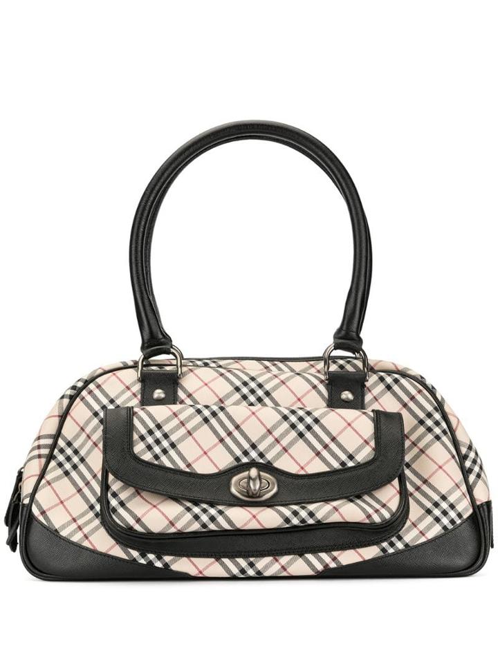 Burberry Pre-owned Check Handbag - Brown