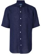 Barba Casual Short Sleeve Shirt - Blue