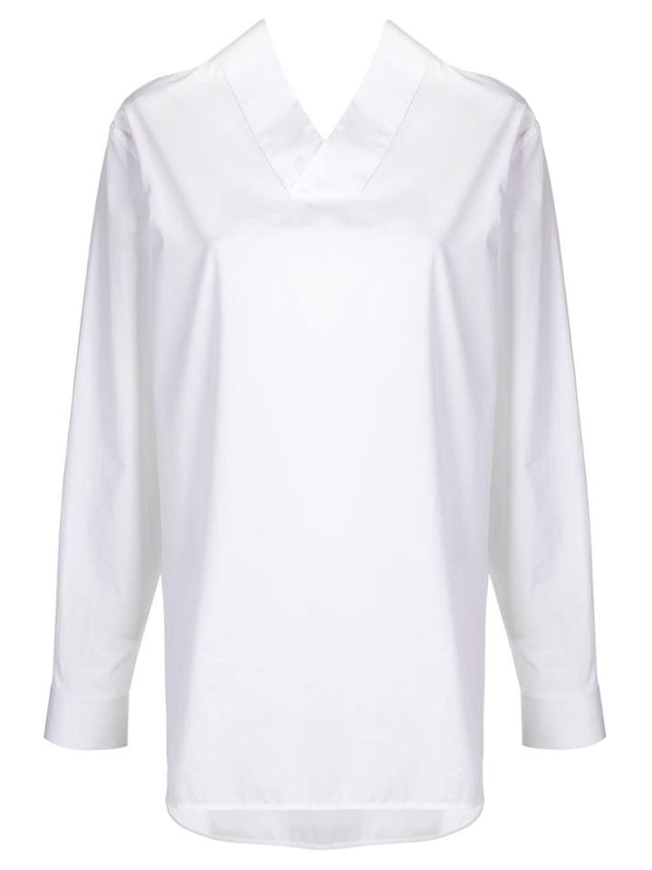 Jil Sander V-neck Shirt - White