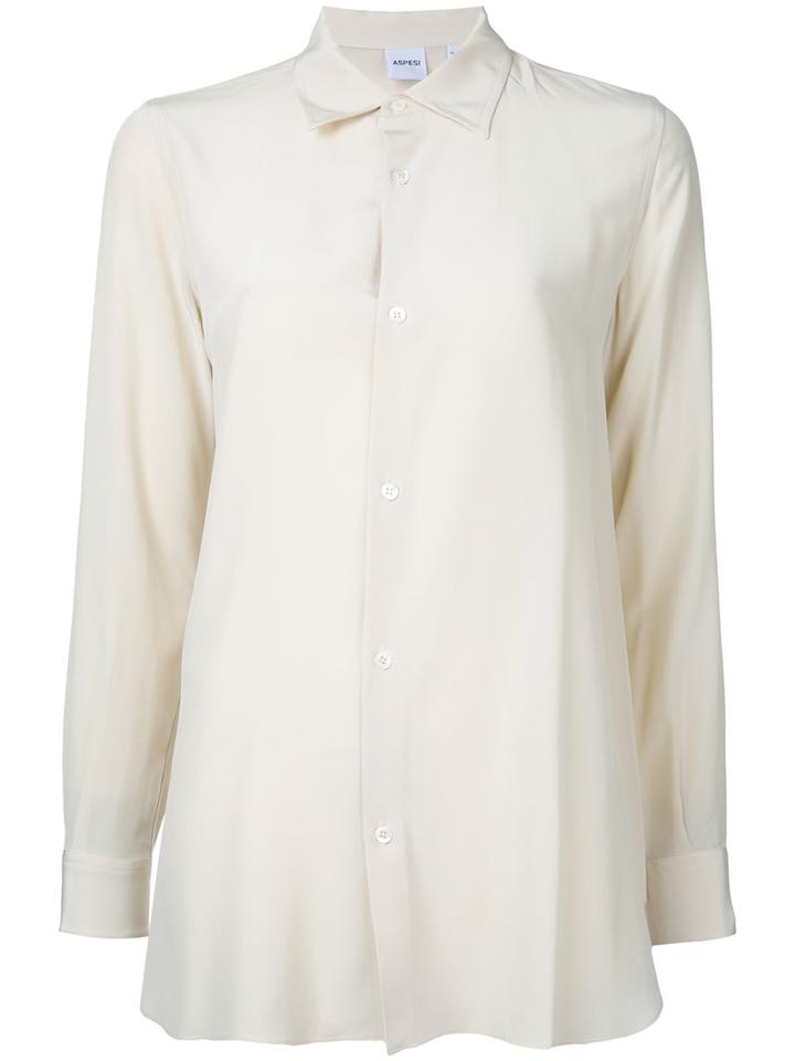 Aspesi - Classic Shirt - Women - Silk - 44, White, Silk