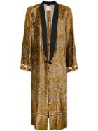 Forte Forte Velvet Kimono Coat - Brown