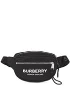 Burberry Small Logo Print Bum Bag - Black