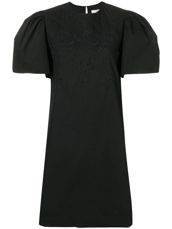 Isabel Marant Étoile Open Embroidery Mini Dress - Black