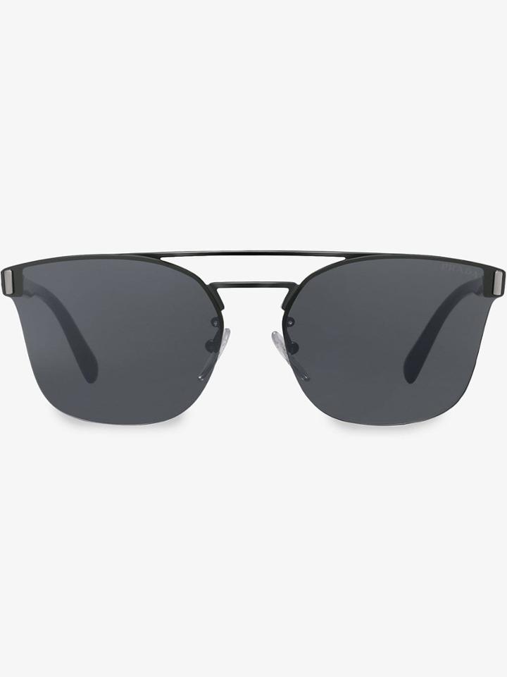 Prada Square Sunglasses - Black
