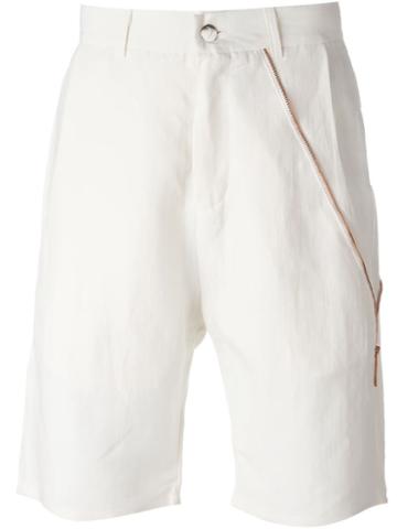 Odeur Zipper Detail Shorts