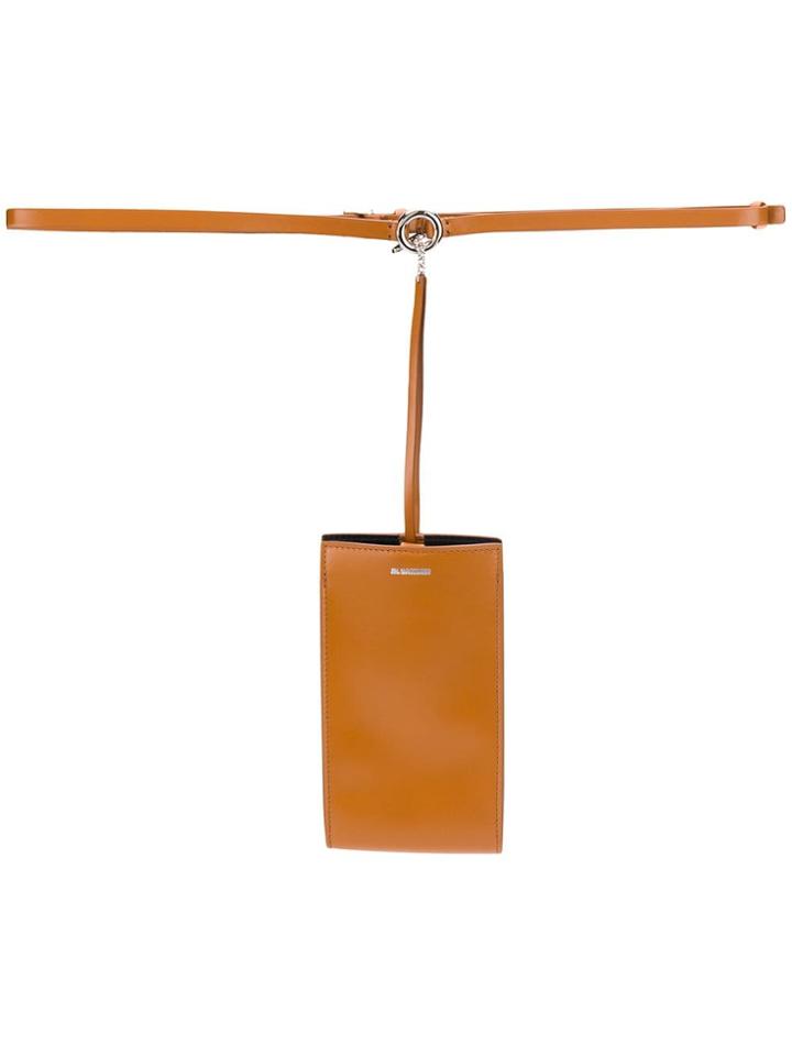 Jil Sander Belted Mini Bag - Brown