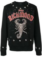 John Richmond - Scorpion Print Sweatshirt - Men - Cotton/polyester - L, Black, Cotton/polyester