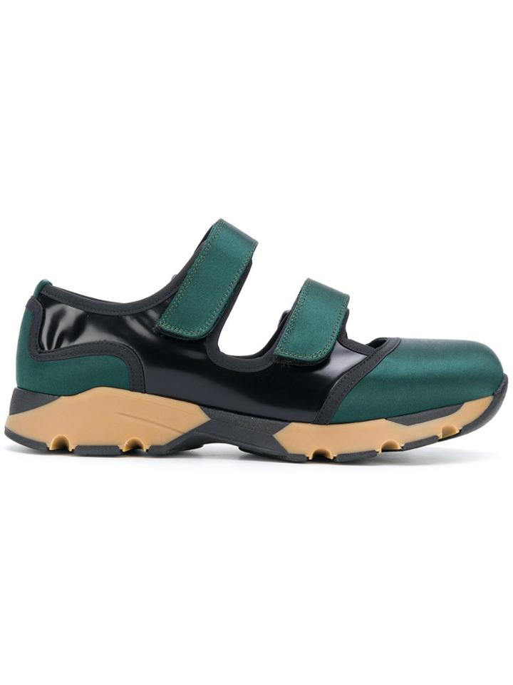 Marni Touch-strap Sneakers - Green