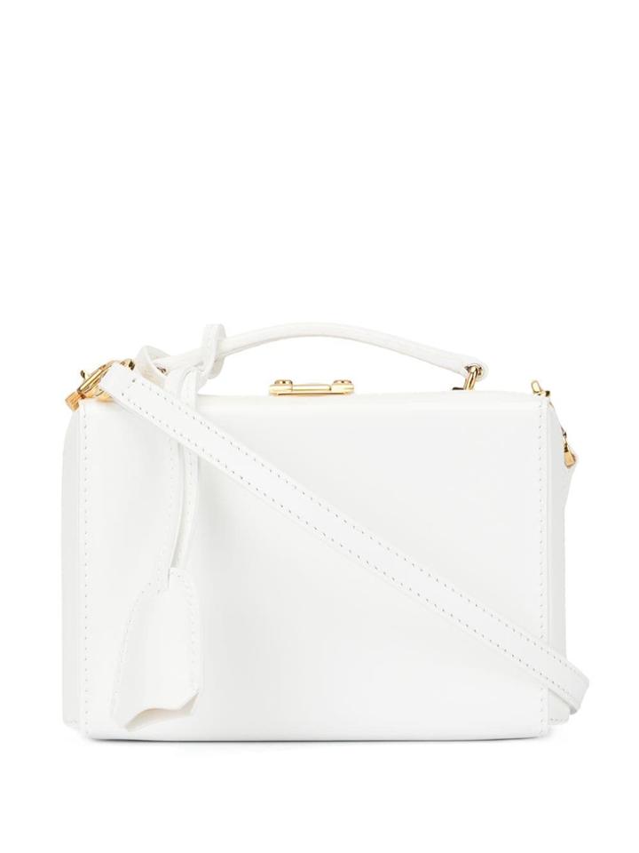 Mark Cross Mini Grace Box Crossbody Bag - White