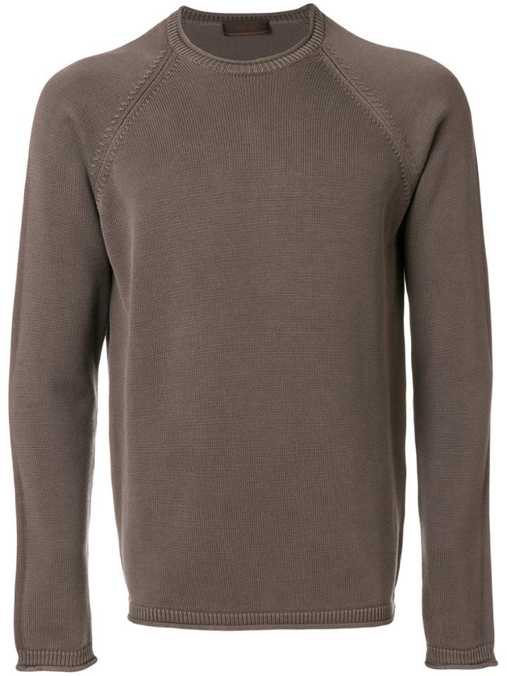 Altea Crew Neck Jumper - Brown