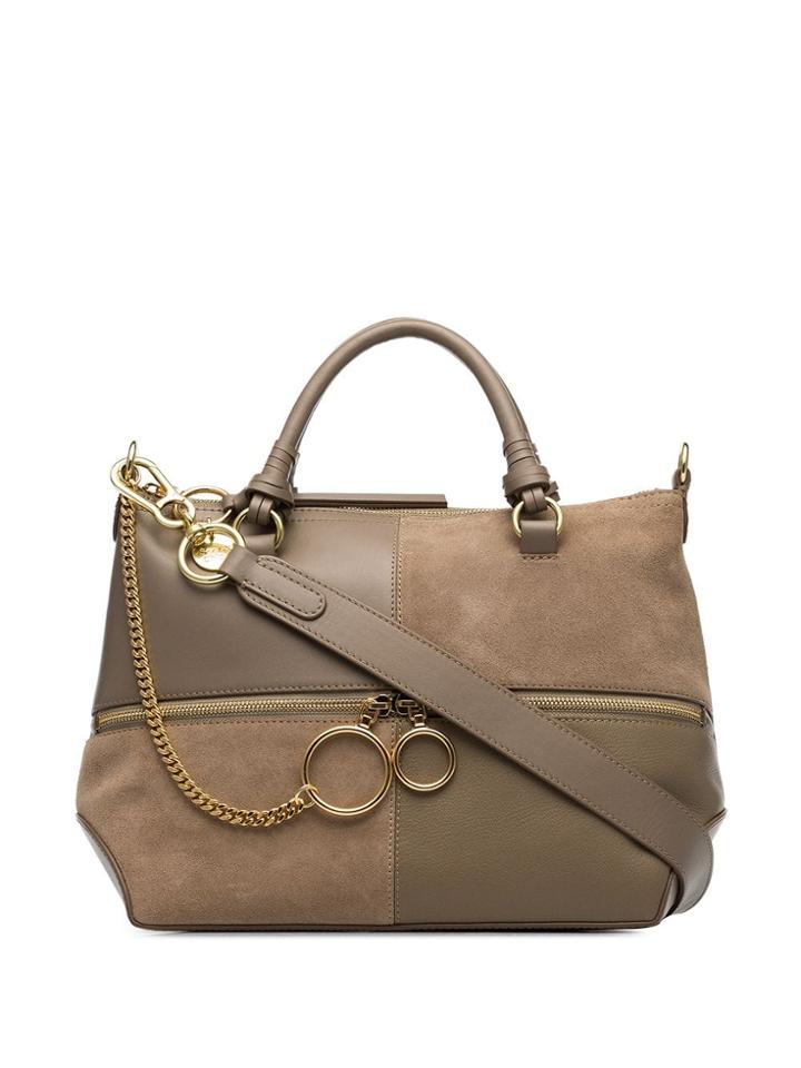 See By Chloé Medium Emy Shoulder Bag - Grey