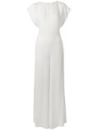 Mm6 Maison Margiela - Bat-wing Sleeve Jumper - Women - Polyester/viscose - 42, Nude/neutrals, Polyester/viscose