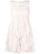 Red Valentino Flounced Tulle Dress - Nude & Neutrals