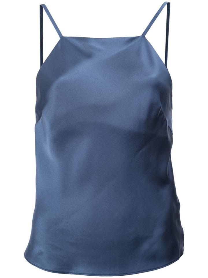 Fleur Du Mal Straight Neck Cami Top - Blue