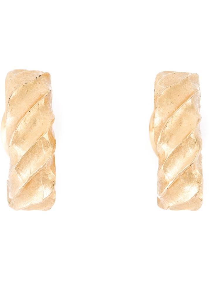 Givenchy Vintage Chunky Hoop Earrings