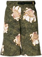 Nike Floral Print Shorts - Green