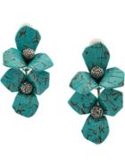 Lele Sadoughi Trillium Bouquet Earrings - Blue