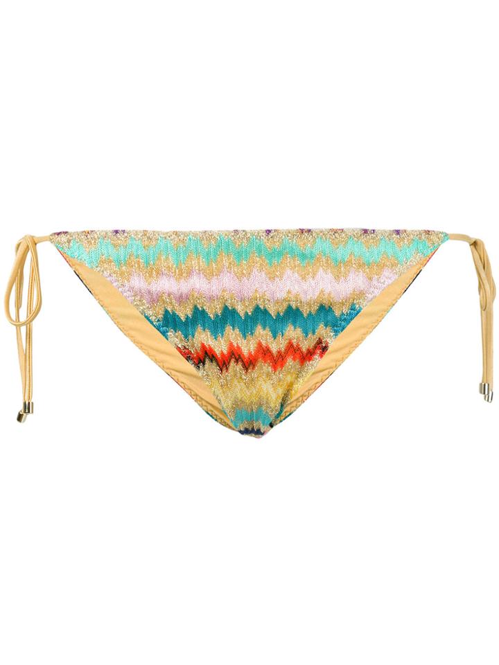 Missoni Mare Zig-zag Pattern Bikini - Metallic