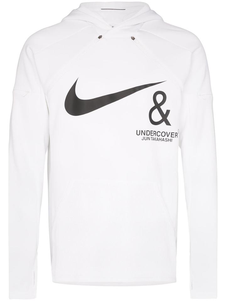 Nike X Undercover Zip Detailed Hoodie - White