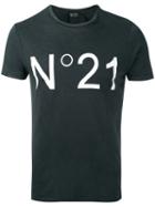 No21 - Logo Print T-shirt - Men - Cotton - L, Black, Cotton