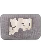 Rula Galayini Broken Cuff Box Clutch Bag - Grey