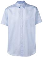 Comme Des Garçons Shirt Woven Pinstripe Shirt - Blue
