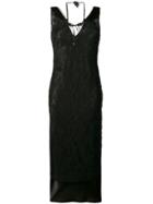 Christian Dior Vintage Double Layered Long Dress - Black