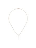 Melissa Kaye 18kt Rose Gold Aria Diamond Necklace