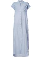 Onia Kim Woven Cover Up, Women's, Size: Small, Blue, Cotton/spandex/elastane
