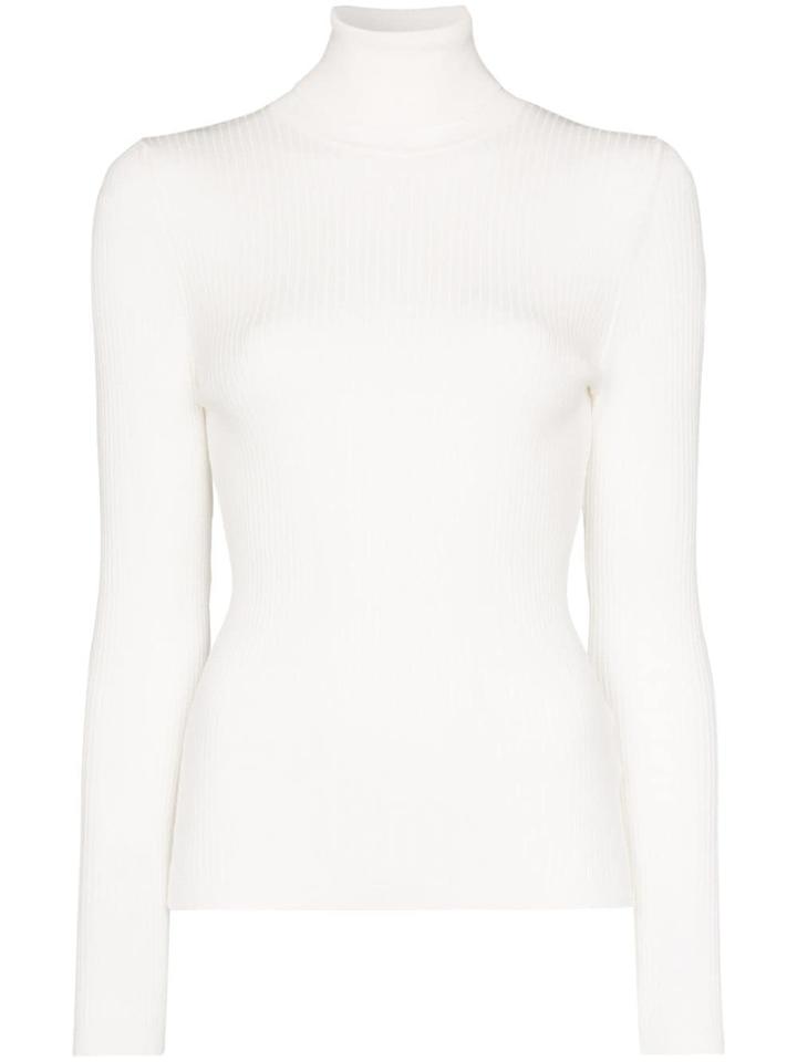 Fusalp Ancelle Ribbed Knit Jumper - White