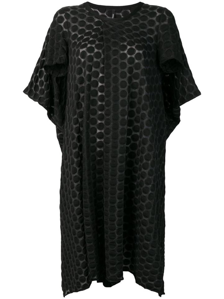 Pierantoniogaspari Asymmetric Loose Fit Dress - Black