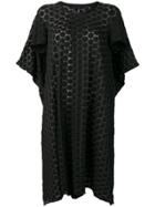 Pierantoniogaspari Asymmetric Loose Fit Dress - Black