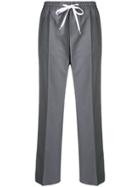 Miu Miu Elasticated Waist Trousers - Grey