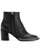Casadei Studded Sole Ankle Boots - Black