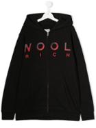 Woolrich Kids Teen Printed Cotton Hoodie - Black