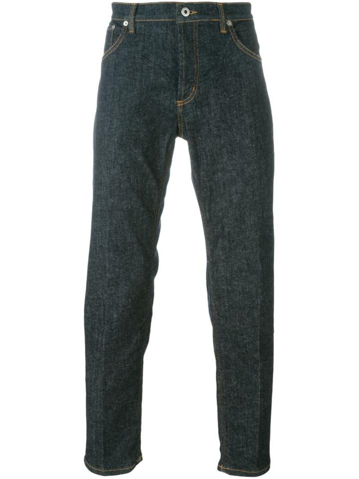 Dondup Straight Jeans, Men's, Size: 36, Blue, Cotton/polyester/spandex/elastane