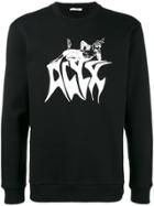 Alyx Bunny & Logo Print Sweatshirt - Black