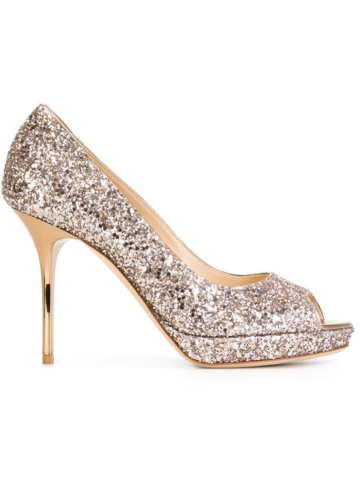 Jimmy Choo 'luna' Glitter Pumps