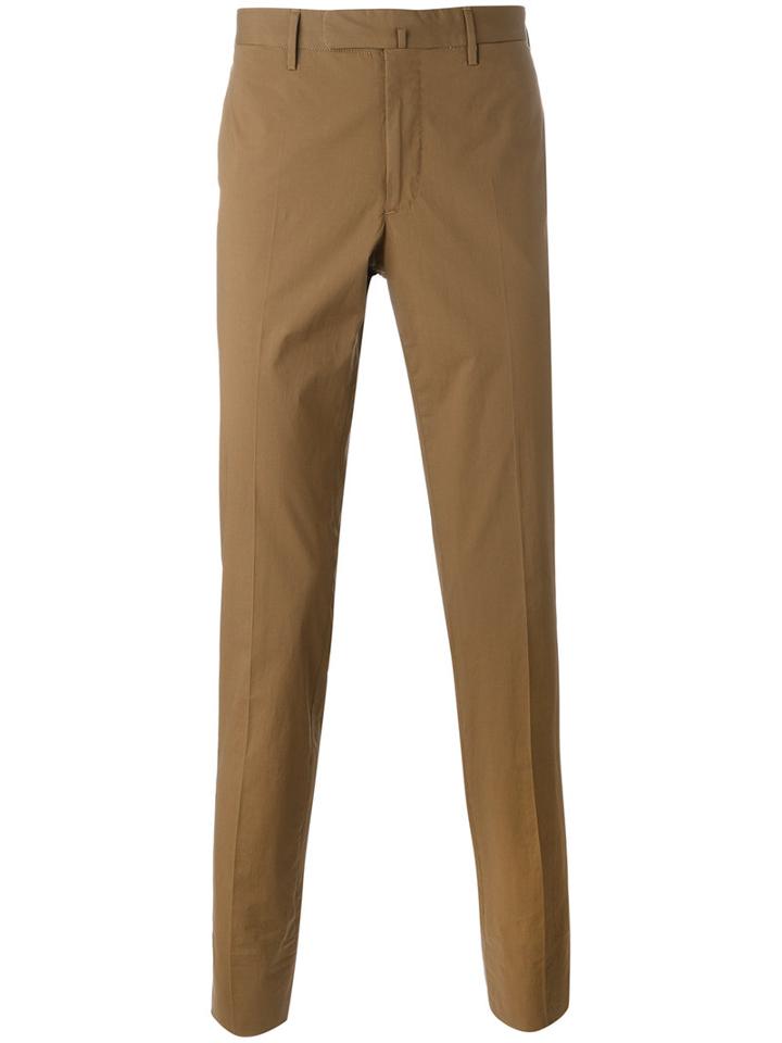 Incotex - Slim-fit Trousers - Men - Cotton/spandex/elastane - 46, Brown, Cotton/spandex/elastane