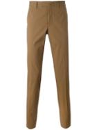 Incotex - Slim-fit Trousers - Men - Cotton/spandex/elastane - 46, Brown, Cotton/spandex/elastane