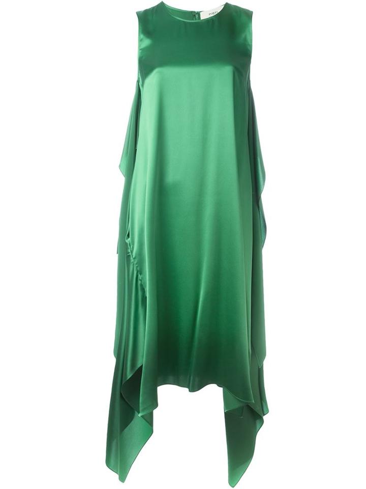 Ports 1961 'alaska' Dress, Women's, Size: 42, Green, Silk