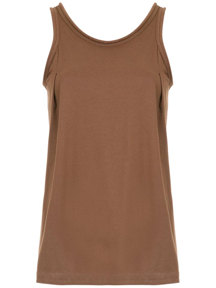 Lilly Sarti Loose Tank Top - Brown