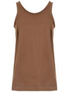 Lilly Sarti Loose Tank Top - Brown